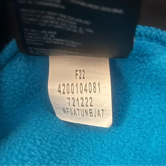 {The North Face} Unisex Denali Fleece Polartec Jacket Colorblock - Youth Large - Picture 11 of 12